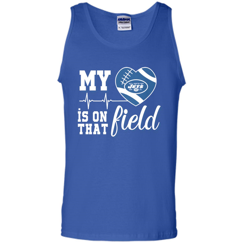 New York Jets Football My Heart is on that Field - Tank Top