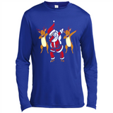 Dabbing Santa - Funny Santa Claus Christmas Dab - Canvas Long Sleeve T-Shirt