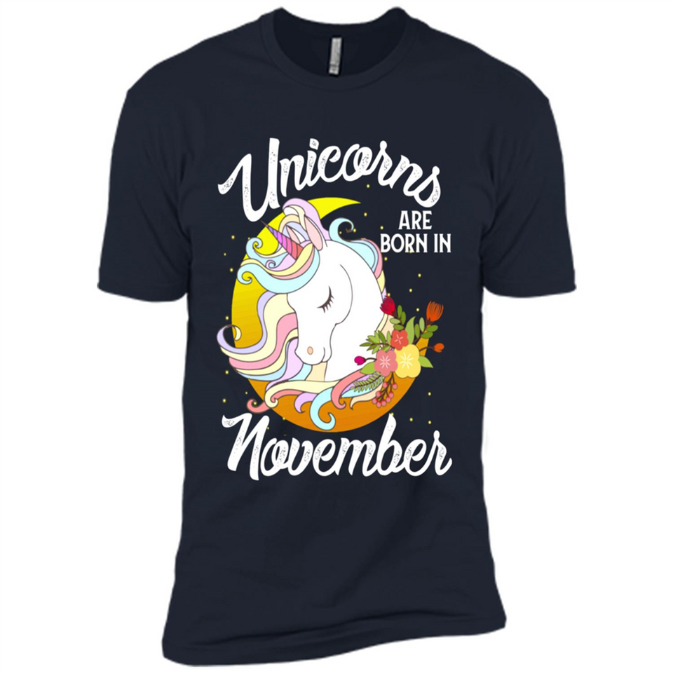 Unicorns Are Born In November Magical Rainbow