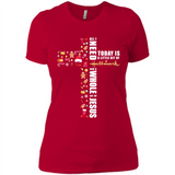 All I need today is a little bit of Hallmark and a whole lot of Jesus - Ladies' Boyfriend T-Shirt