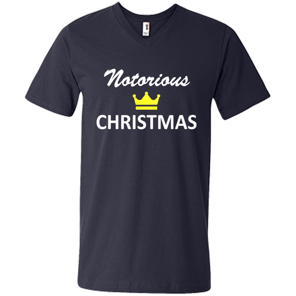 Notorious Christmas - Funny Ls - Men's V-Neck