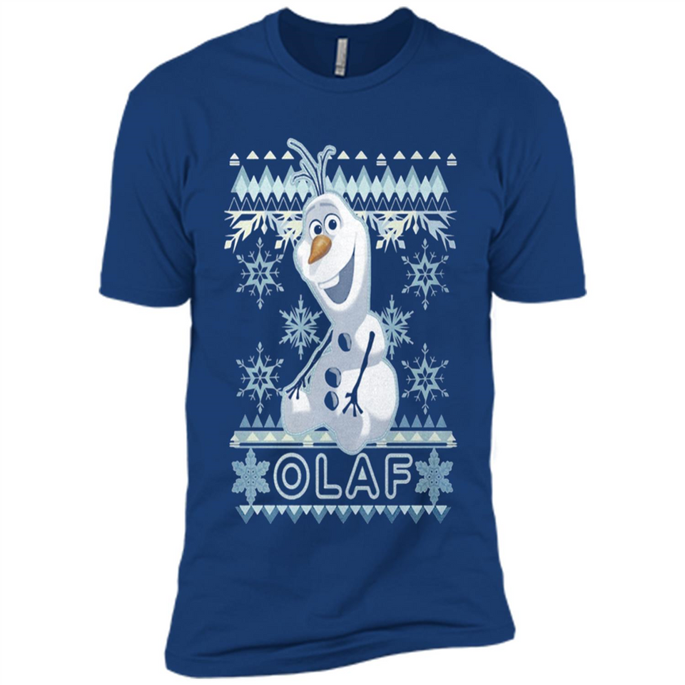 Olaf frozen ugly christmas sweater - Premium Short Sleeve T-Shirt