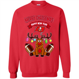 Tampa Bay Buccaneers NFL Reindeer Funny Merry Christmas And Happy New Year