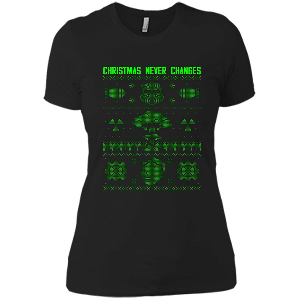 Christmas Ugly Sweater Christmas Never Changes Star Wars - Ladies' Boyfriend T-Shirt