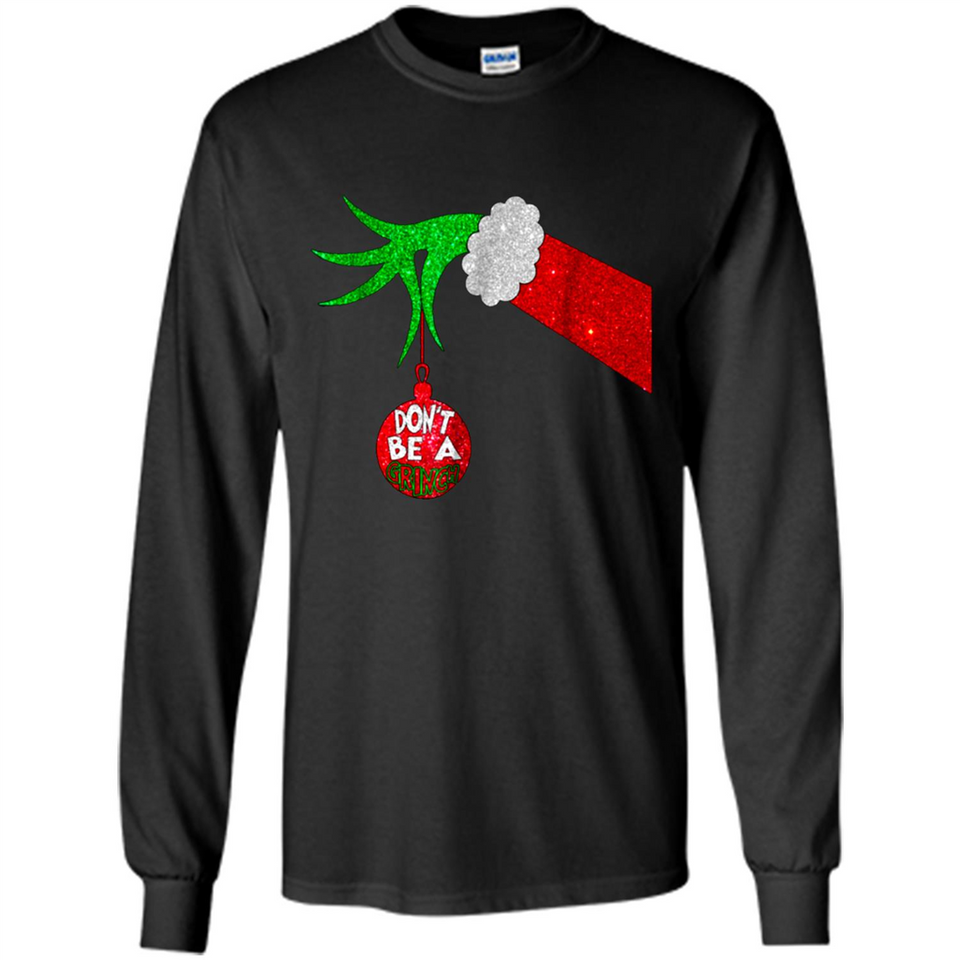 GRINCH HAND HOLDING CHRISTMAS ORNAMENT - DON'T BE A GRINCH PINGPONG