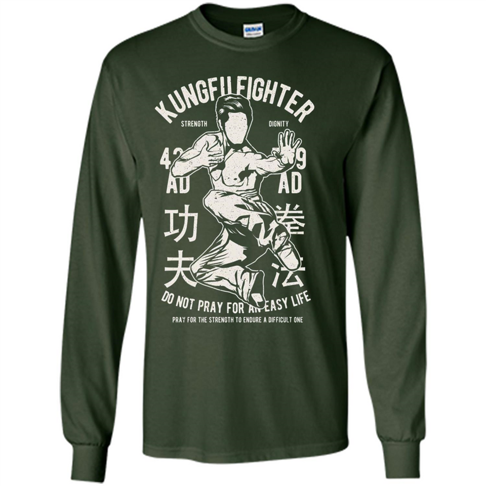 Kungfu Martial Arts Fight Apparel - Long Sleeve T-Shirt