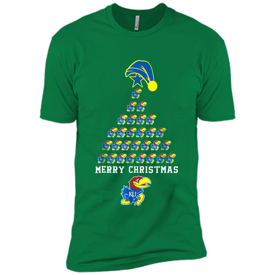 Perfect Kansas Jayhawks Christmas Tree PINGPONG