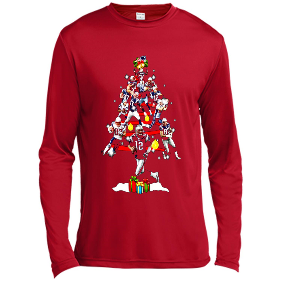 NEW ENGLAND PATRIOTS PLAYERS CHRISTMAS TREE PINGPONG