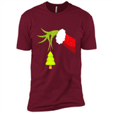 Funny Grinch Hand Holding Christmas Tree Ornament Christmas PING PONG