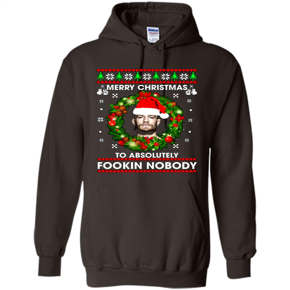 Merry Fookin Christmas Conor Mcgregor sweater PINGPONG