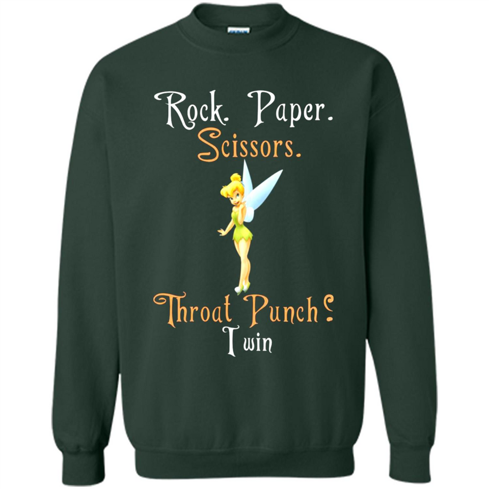 Tinker Bell Rock Paper Scissors Throat Punch I win PINGPONG