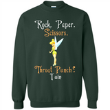 Tinker Bell Rock Paper Scissors Throat Punch I win PINGPONG