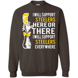 Shirt For Dr Seuss Cat And Pittsburgh Steelers Fans - Sweatshirt