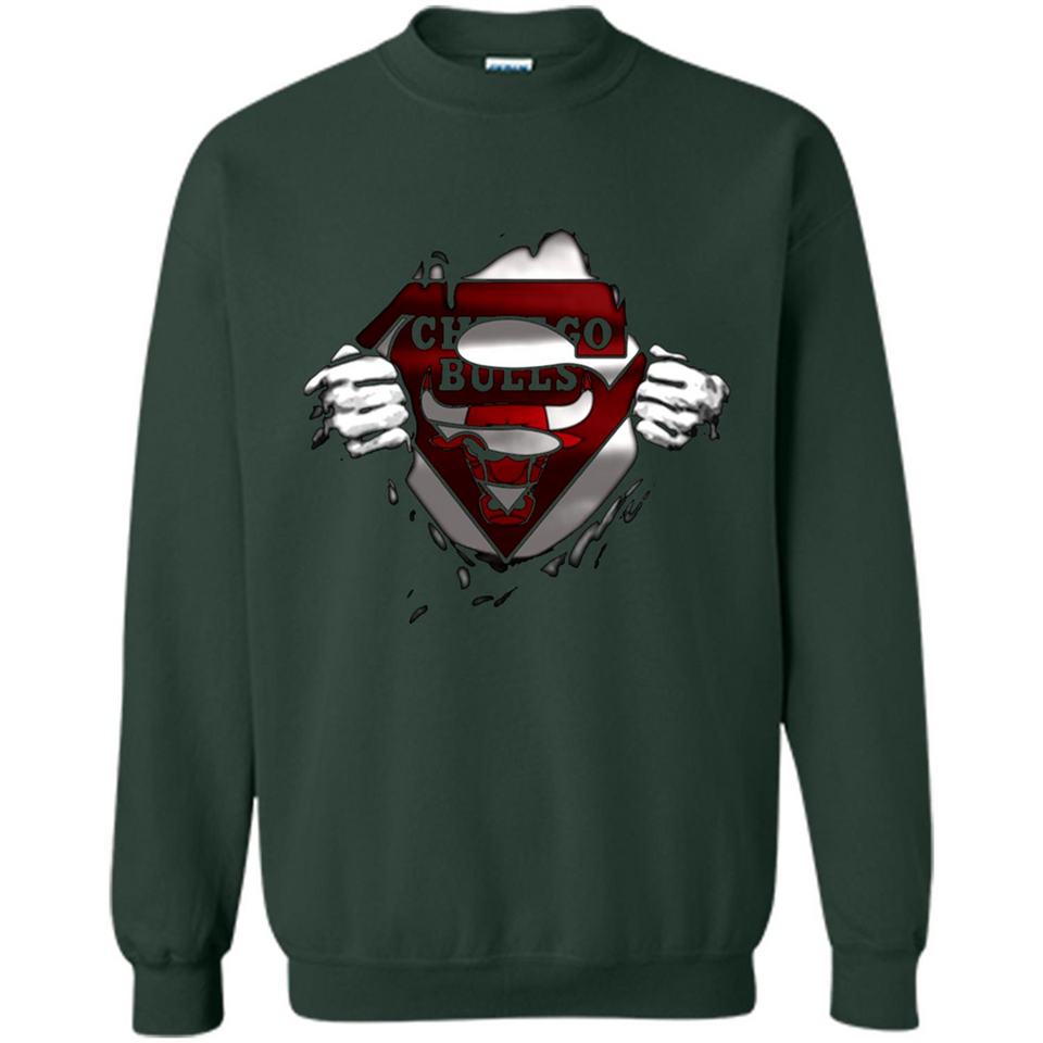 Chicago Bulls And Superman Fans - Sweatshirt