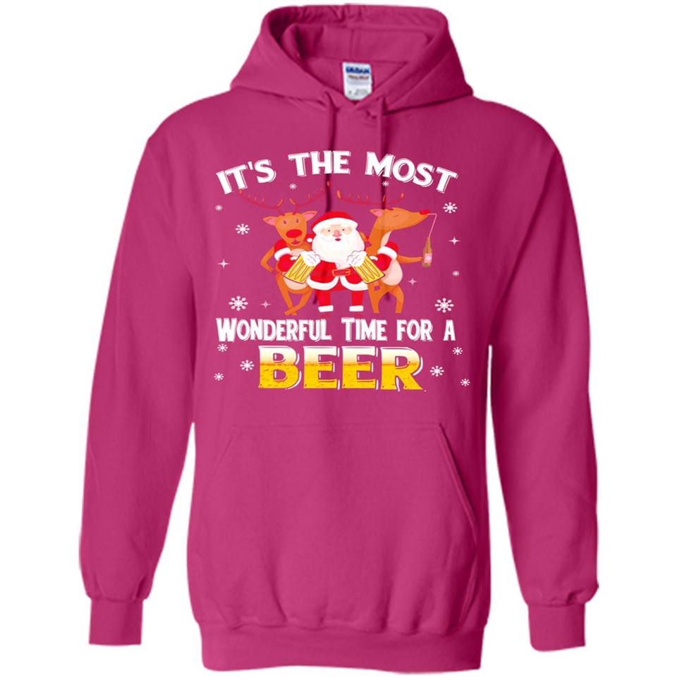 Its The Most Wonderful Time for a Beer - Hoodie