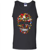 Skull Christmas Decorations Merry Xmas T-Shirt - Tank Top