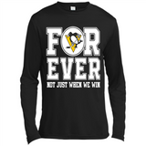 Pittsburgh Penguins Forever For ever not just when we win - Canvas Long Sleeve T-Shirt