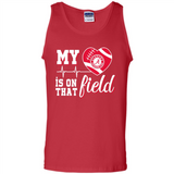 Alabama Crimson Football My Heart is on that Field - Tank Top