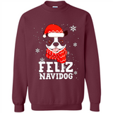 Feliz Navidog Boston Terrier Dog Ugly Xmas Sweater PING PONG