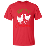 Christmas Chicken Shirt Santa Hens Lover Funny Farmer Gift - Shirt