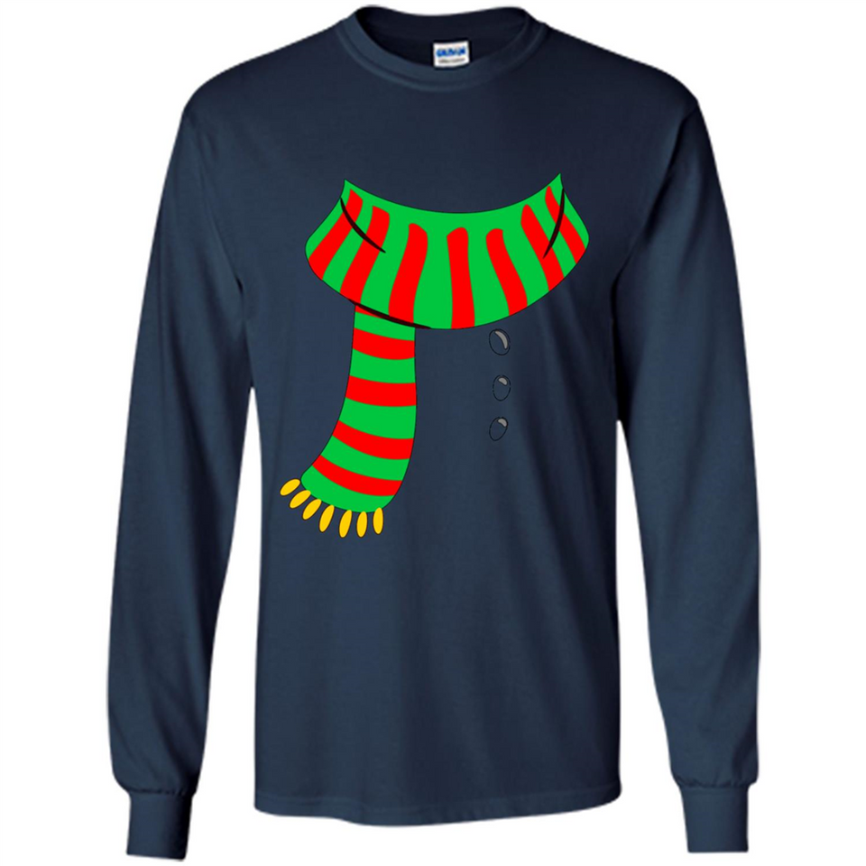 Snowman Scarf Costume T-shirt Christmas