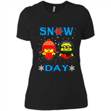 Snow Day Shirt For Calgary Flames Vs Minion Fans pingpong