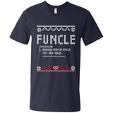 Mens Christmas Funcle Definition - Men's V-Neck