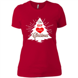 This Guy Loves Christmas Shirt - Ladies' Boyfriend T-Shirt