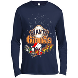 Snoopy Christmas San Francisco Giants - Canvas Long Sleeve T-Shirt