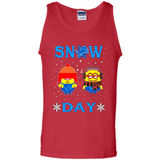 Snow Day Shirt For Detroit Lions Vs Minion Fans pingpong
