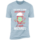 I Just Want To Drink Hot Chocolate & Watch Washington Wizards Ugly Christmas Sweater PINGPONG