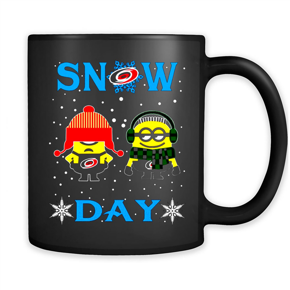Snow Day Shirt For Carolina Hurricanes Vs Minion Fans pingpong