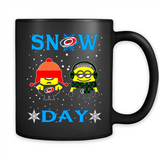 Snow Day Shirt For Carolina Hurricanes Vs Minion Fans pingpong