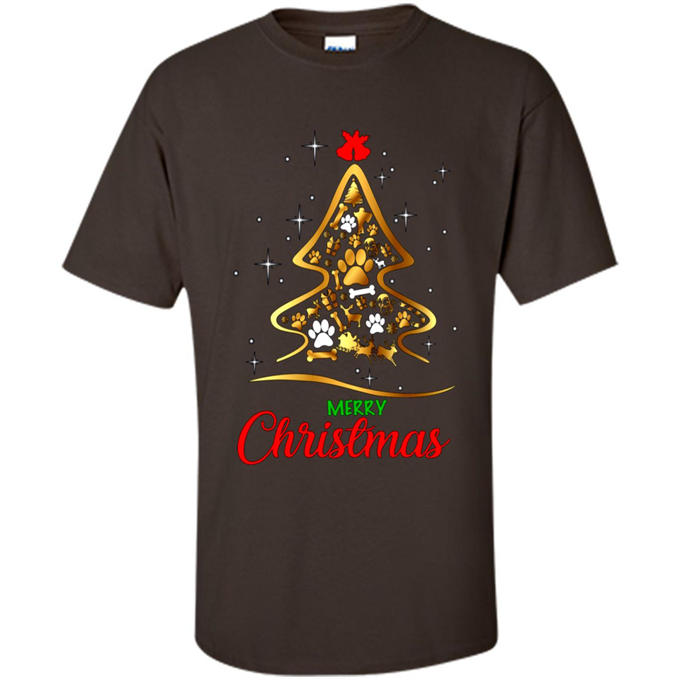 Merry Christmas Dogs Christmas Tree PING PONG