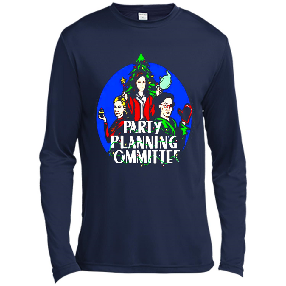 Christmas Party Planning Committee Sweatshirt - Canvas Long Sleeve T-Shirt