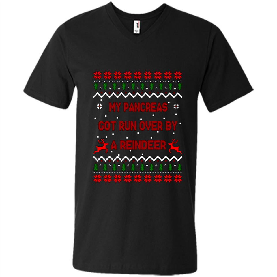 My Pancreas Got Run Over By A Reindeer Diabetes Christmas sweater PINGPONG