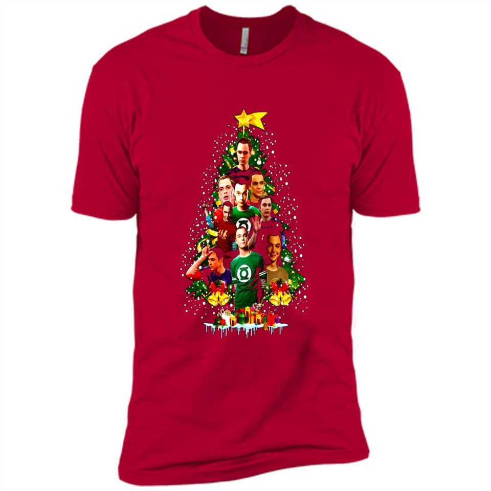 Sheldon Cooper Christmas tree sweater PINGPONG