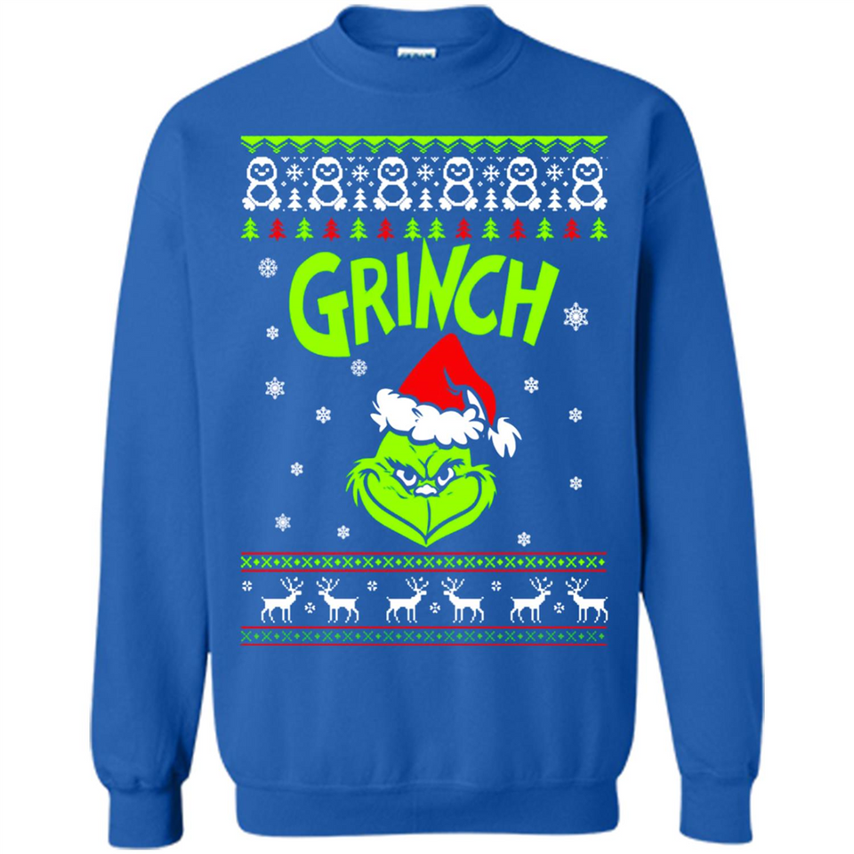 The Grinch Face Christmas - Sweatshirt