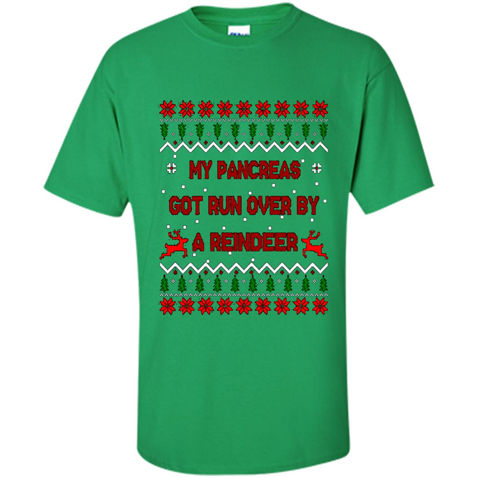 My Pancreas Got Run Over By A Reindeer Diabetes Christmas sweater PINGPONG