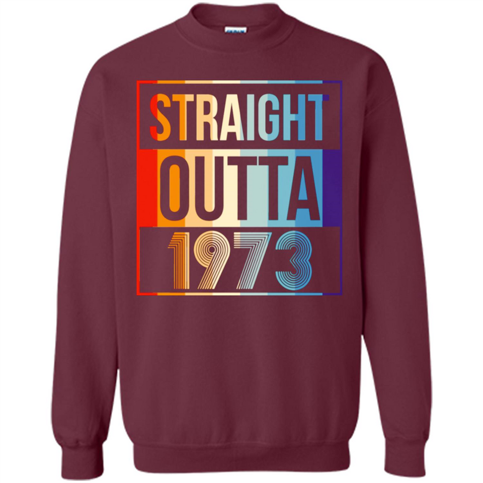 Retro Straight Outta 1973 45 Years Old - Sweatshirt
