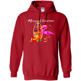 Flamingo Christmas Shirt, Merry Christmas Shirt , Flamingo - Hoodie