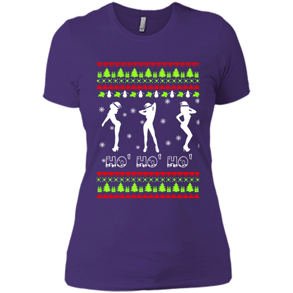 Ho Ho Ho Santa's Helpers Christmas - Ladies' Boyfriend T-Shirt