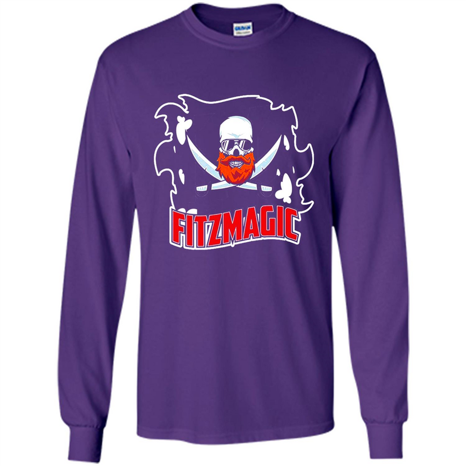 Order Fitzmagic T-Shirt Ryan Fitzpatrick Beard Skull Football Tampa Florida PINGPONG