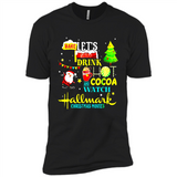 Santa claus i just want to bake stuff and waych christmas movi PINGPONG - Premium Short Sleeve T-Shirt