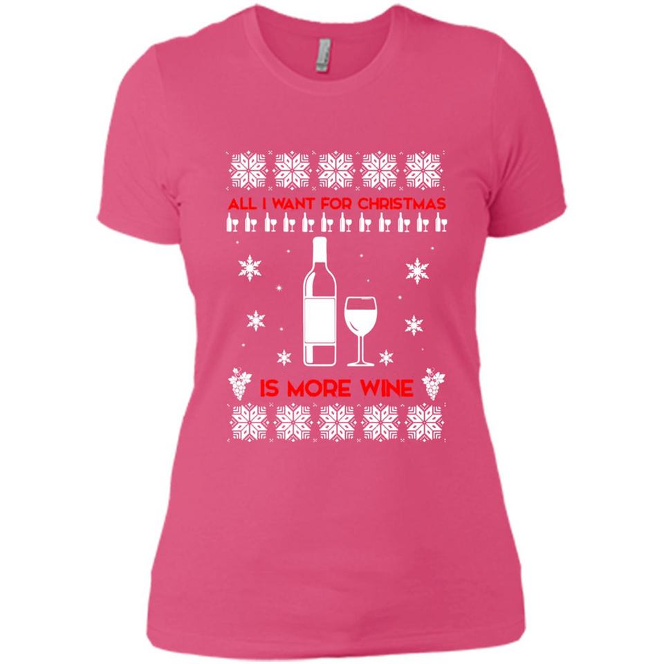 All I Want For Christmas is Wine Ugly sweater PINGPONG