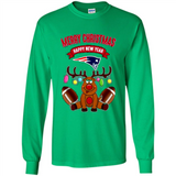 New England Patriots NFL Reindeer Funny Merry Christmas And Happy New Year