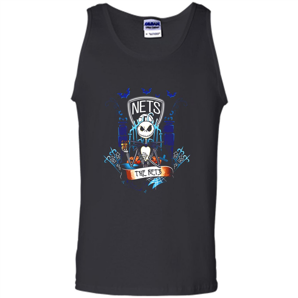 Brooklyn Nets Halloween The Nightmare Before Christmas - Tank Top