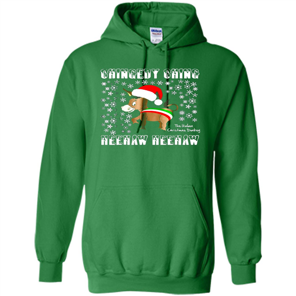 Amazing Dominick The Christmas Donkey-Italian Christmas Donkey - Hoodie