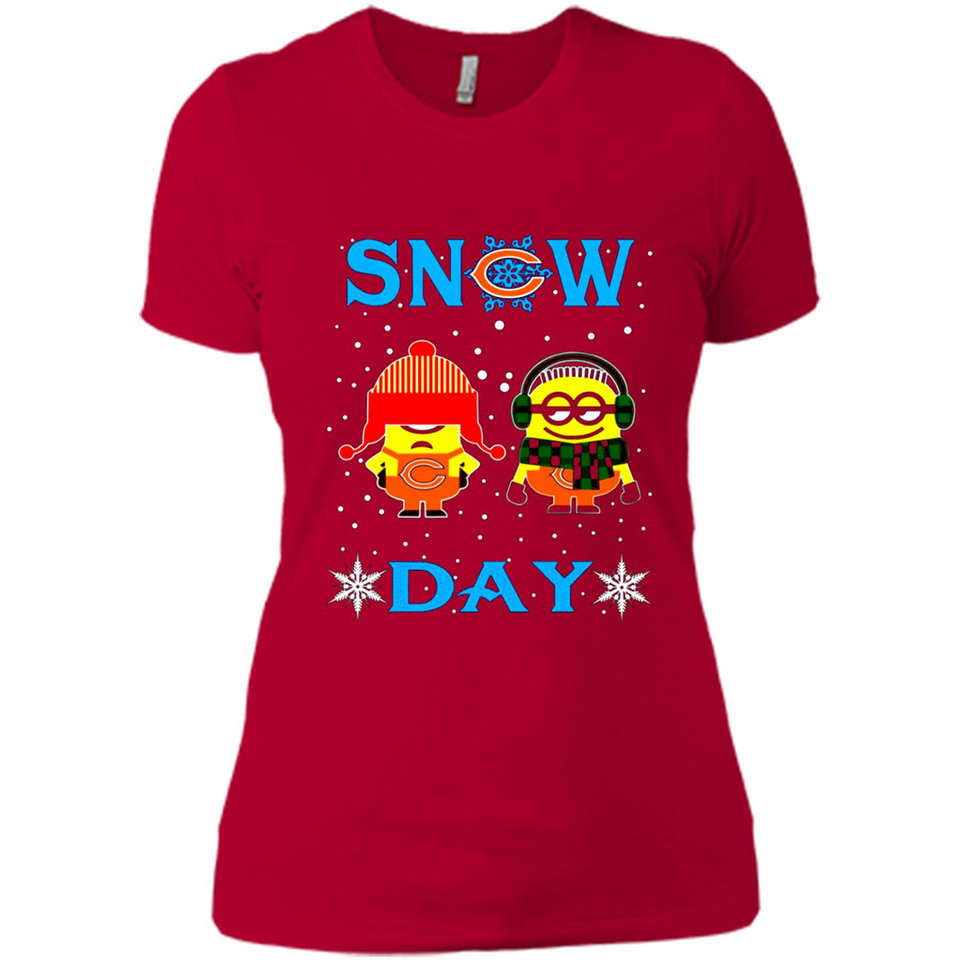 Snow Day Shirt For Chicago Bears Vs Minion Fans pingpong