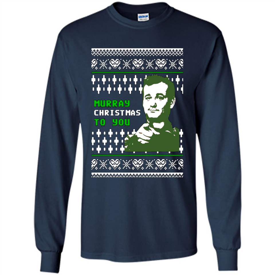 Murray Christmas to you ugly sweatshirt PINGPONG